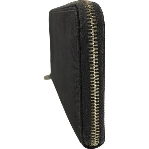893126AF Dunhill Wallet Long Zip Around Black Canvas - Picture 3 of 9